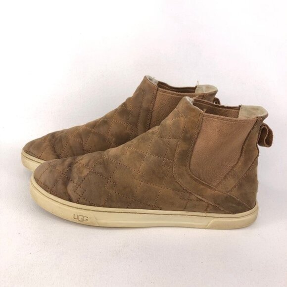 UGG Hollyn Deco Quilt Ankle Boots 8 - Picture 2 of 11